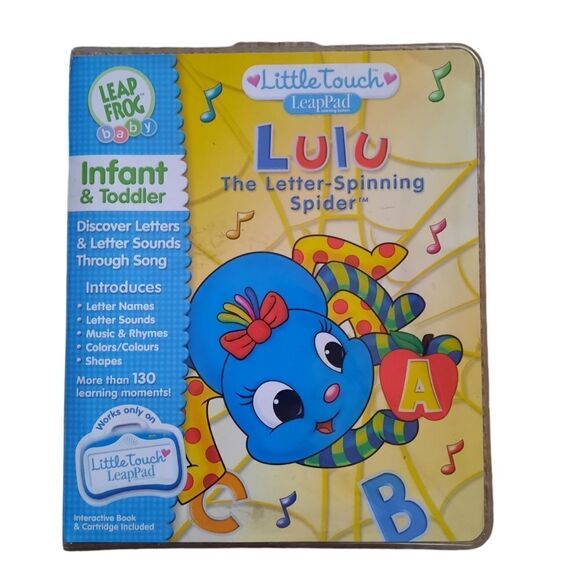 Leapfrog Other - LeapFrog LittleTouch LeapPad Book: Lulu The Letter-Spinning Spider